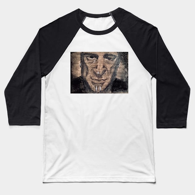 David Draiman Baseball T-Shirt by Rawcanvas